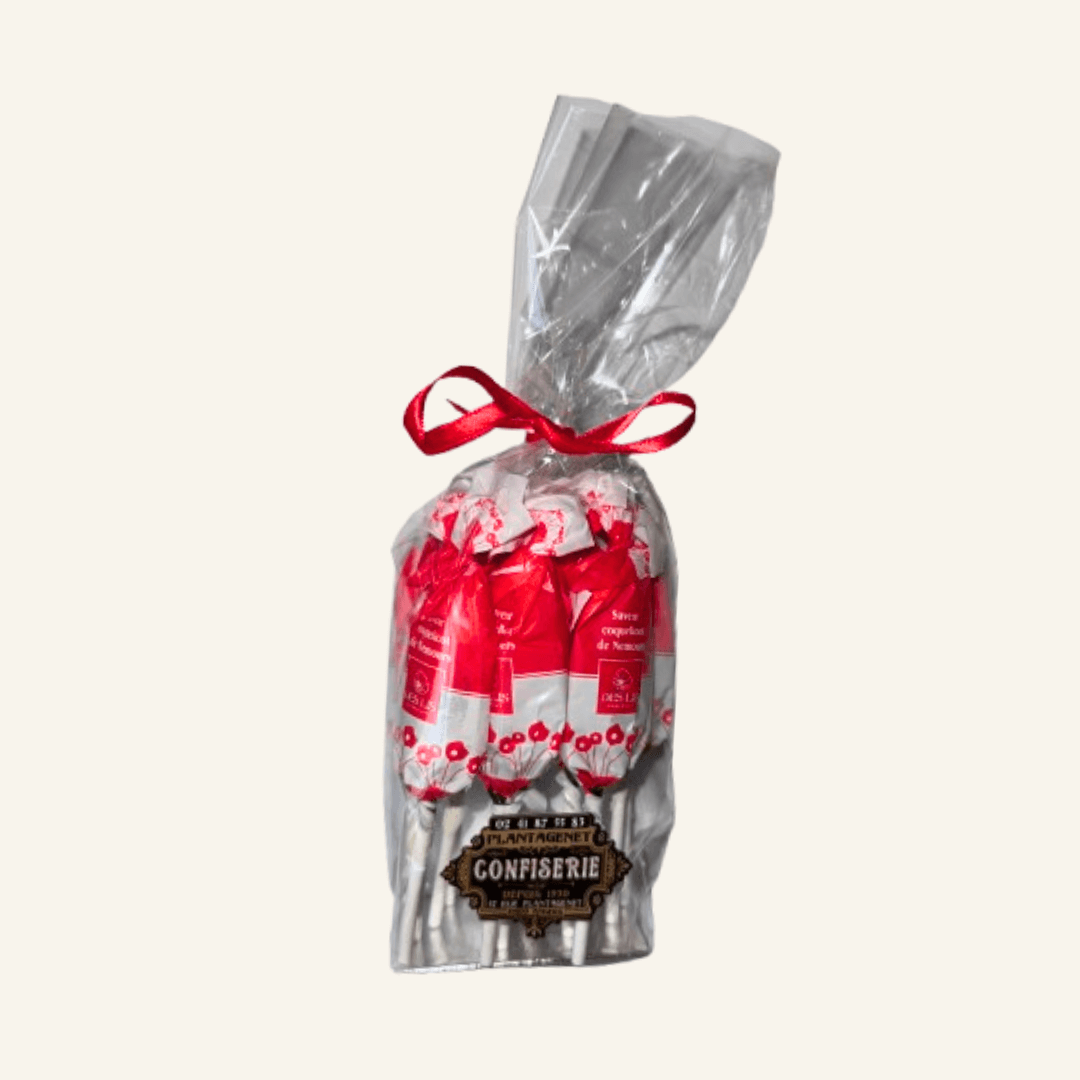 sucettes au coquelicot