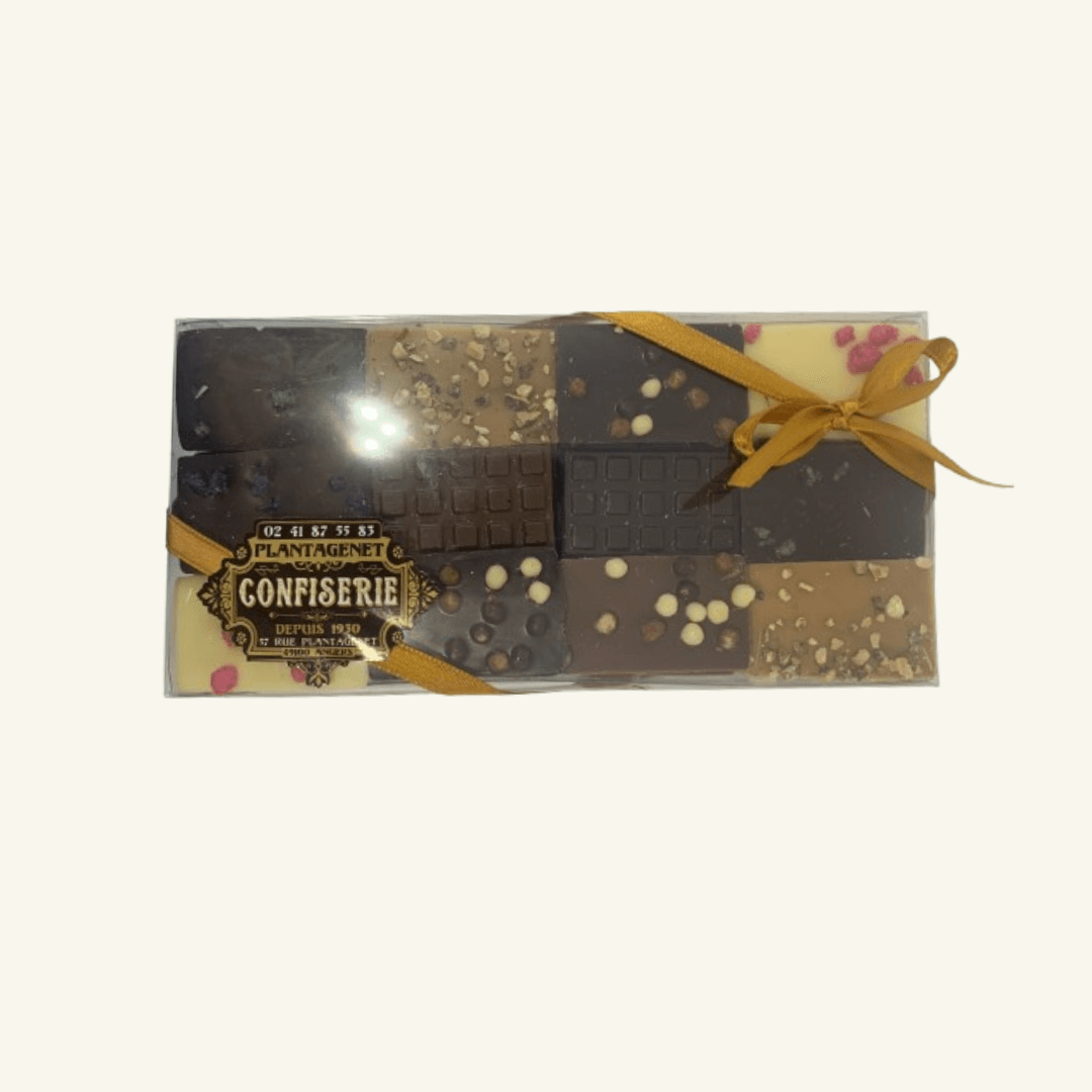 24 mini tablettes chocolats