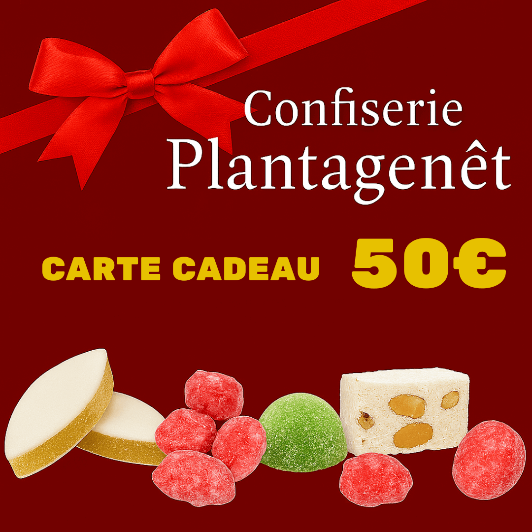 Carte Cadeau Confiserie Plantagenêt