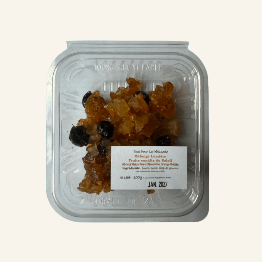 Fruits confits du soleil 100g boîte