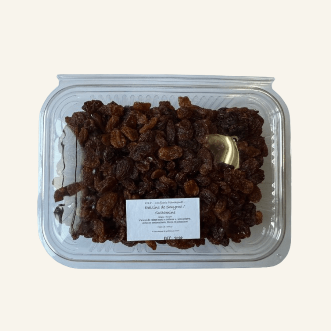 Raisins Smyrne 500g boîte