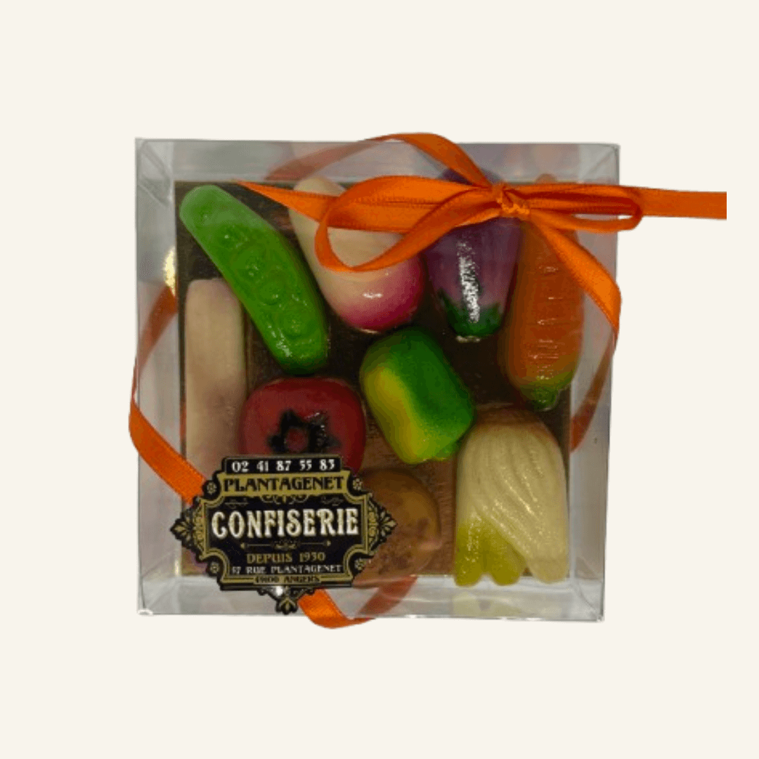 Coffret légumes en pâte d'amande