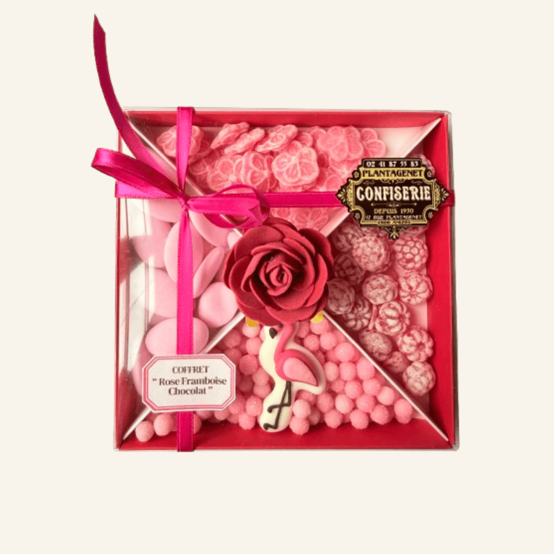 Coffret Rose Framboise Chocolat