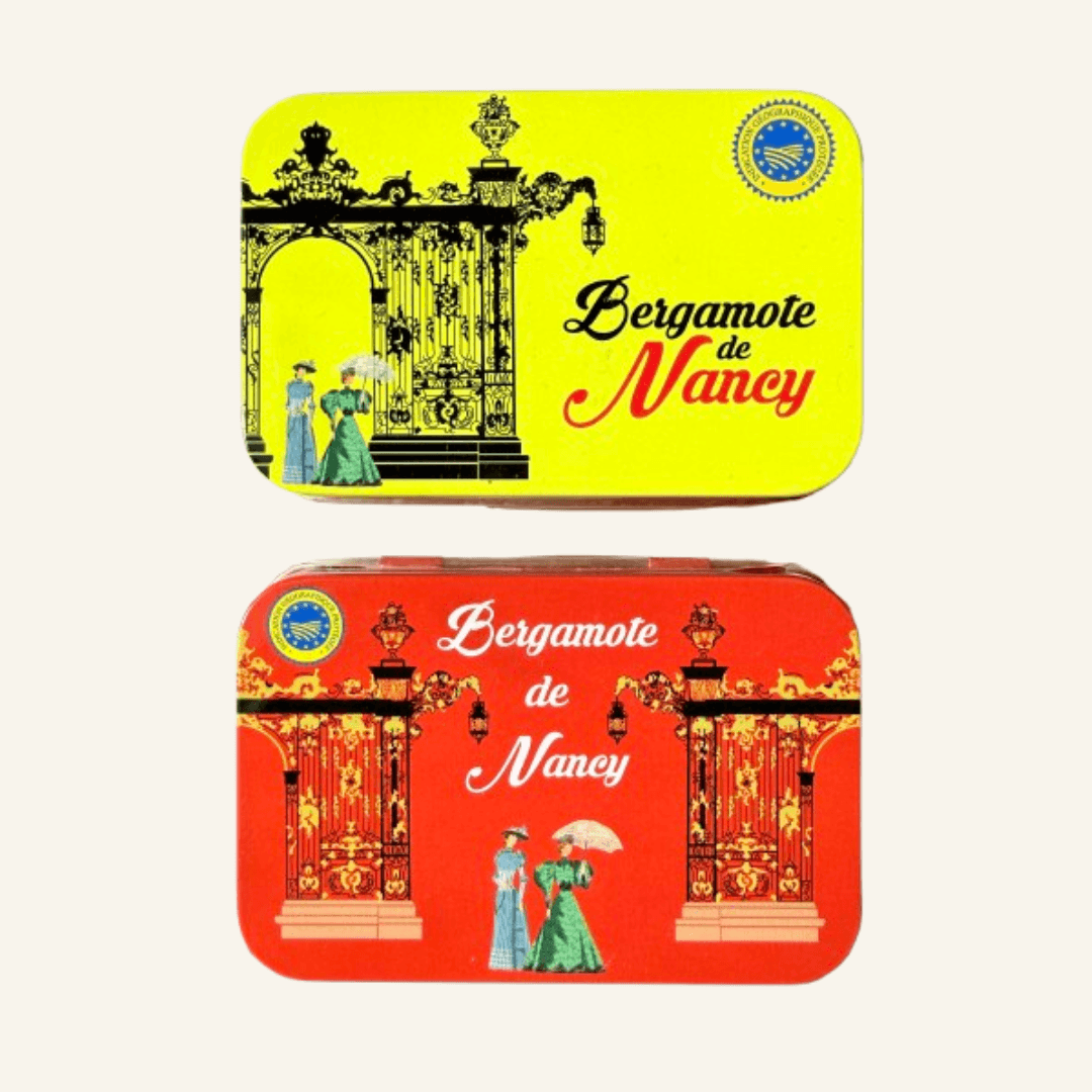 Bergamote de Nancy Boîtes Jaune et Rouge